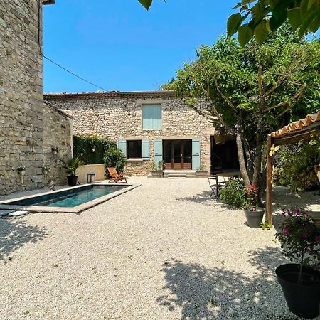 Mazet En Provence Pour 4, Piscine Chauffee Privee, Jardin Clos Prive, Barbecue, Chiens Admis Sainte-Jalle Exterior photo