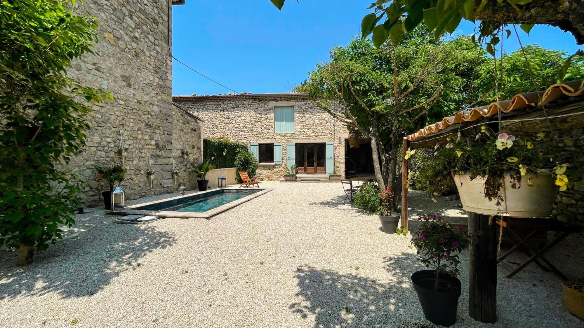 Le Mazet Sainte-Jalle, Piscine Chauffee, Jardin Clos, Barbecue En Baronnies Provencales Exterior photo